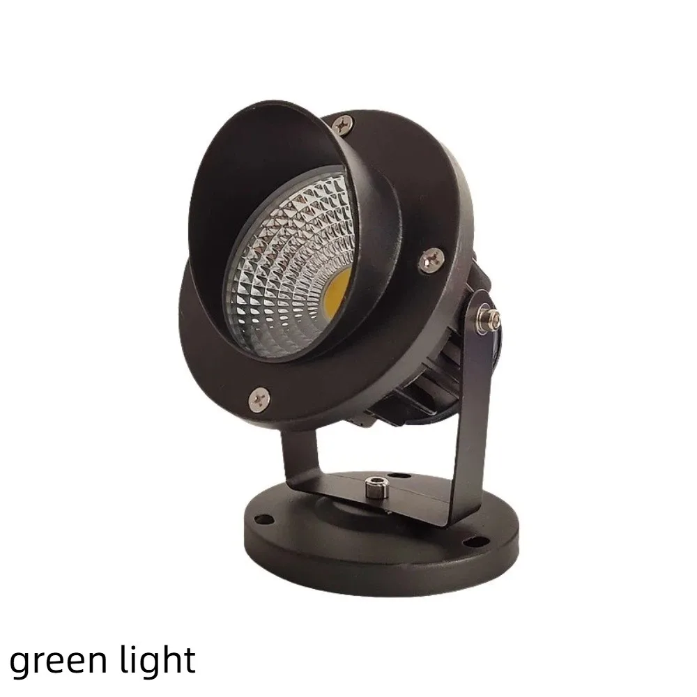 

Energy Saving LED Lawn Spotlights Aluminium Green Lighting Outdoor Waterproof Lights Black Pathway Lighting
