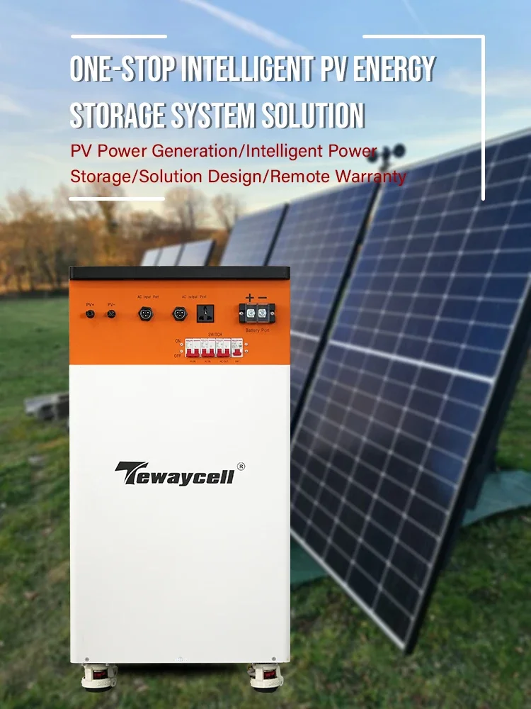 Tewaycell AO ESS 48V 51.2v 300Ah 15KWh Built-in 5KW inverter Lithium Ion battery for Home Energy Storage