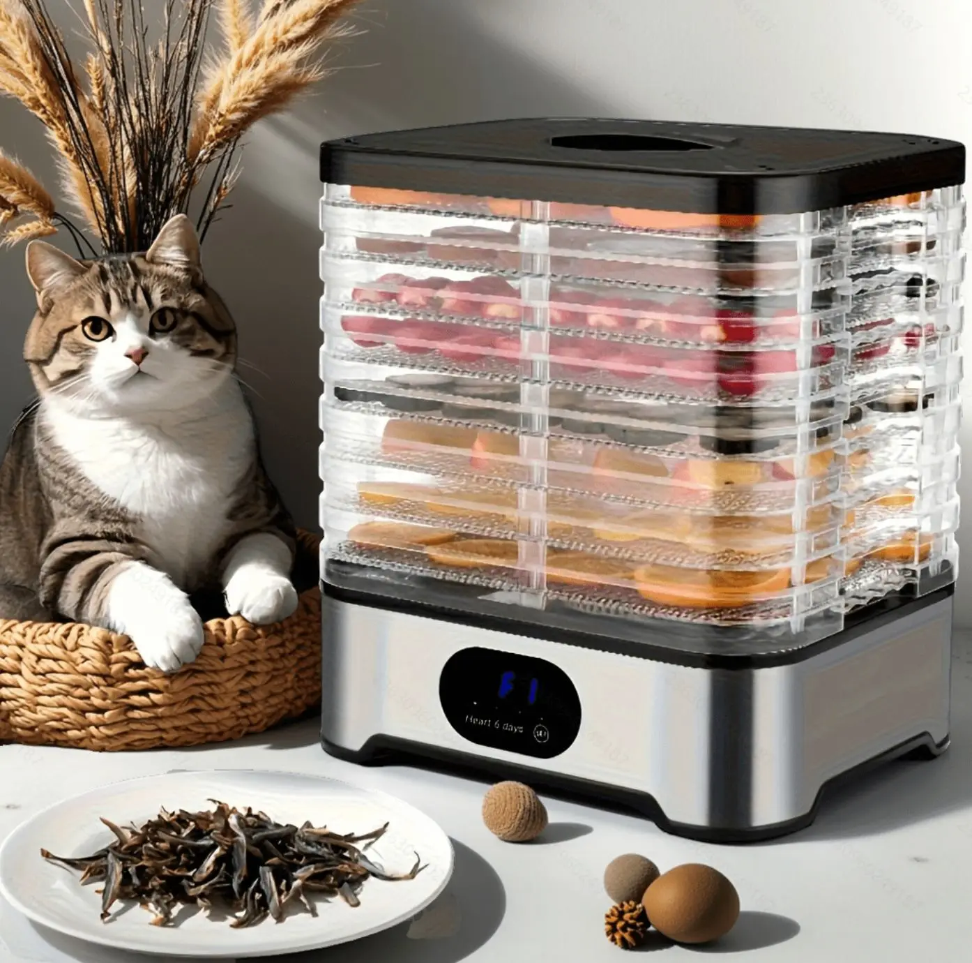 

2026 Dried Fruit Machine Flower Tea Fruit and Dried Fruit Machine Vegetable Pet Snack Dehydrator Food Food Dehydrator