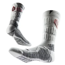 Towel Bottom Darn Tough Socks for Men Women Thick Heel Non Slip Compression Socks Moisture Absorption Crew Socks
