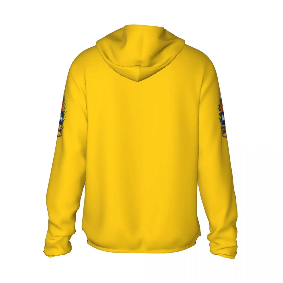 2026 Summer Venezuela Flag Polyester Sunscreen Sun Protection Fishing Running Clothes Quick Dry Performance With Zipper Hoodie