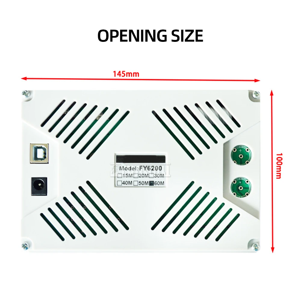 FY6200-20M dual-channel function/arbitrary waveform DDS signal generator/panel-based signal source