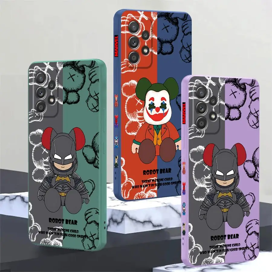 Marvel Bat-Jok Bear Phone Case for Xiaomi Redmi 10 10C 10A 12 12C 13C 8 9 9A 9C 9T K40 Pro K60 Ultra A1 A2 Soft Cover