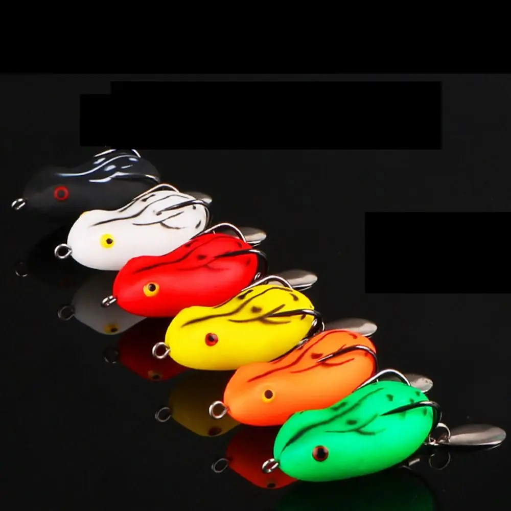 Fishing Lure 5cm/4.5cm Jump Frog Bait Mini 7g/12g Thunder Frog Bait Rabbit-shaped Silicone Frog Lure Carp Fishing