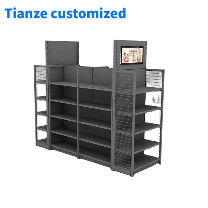 (customized)supermarket shelves grocery store display rack retail equipments