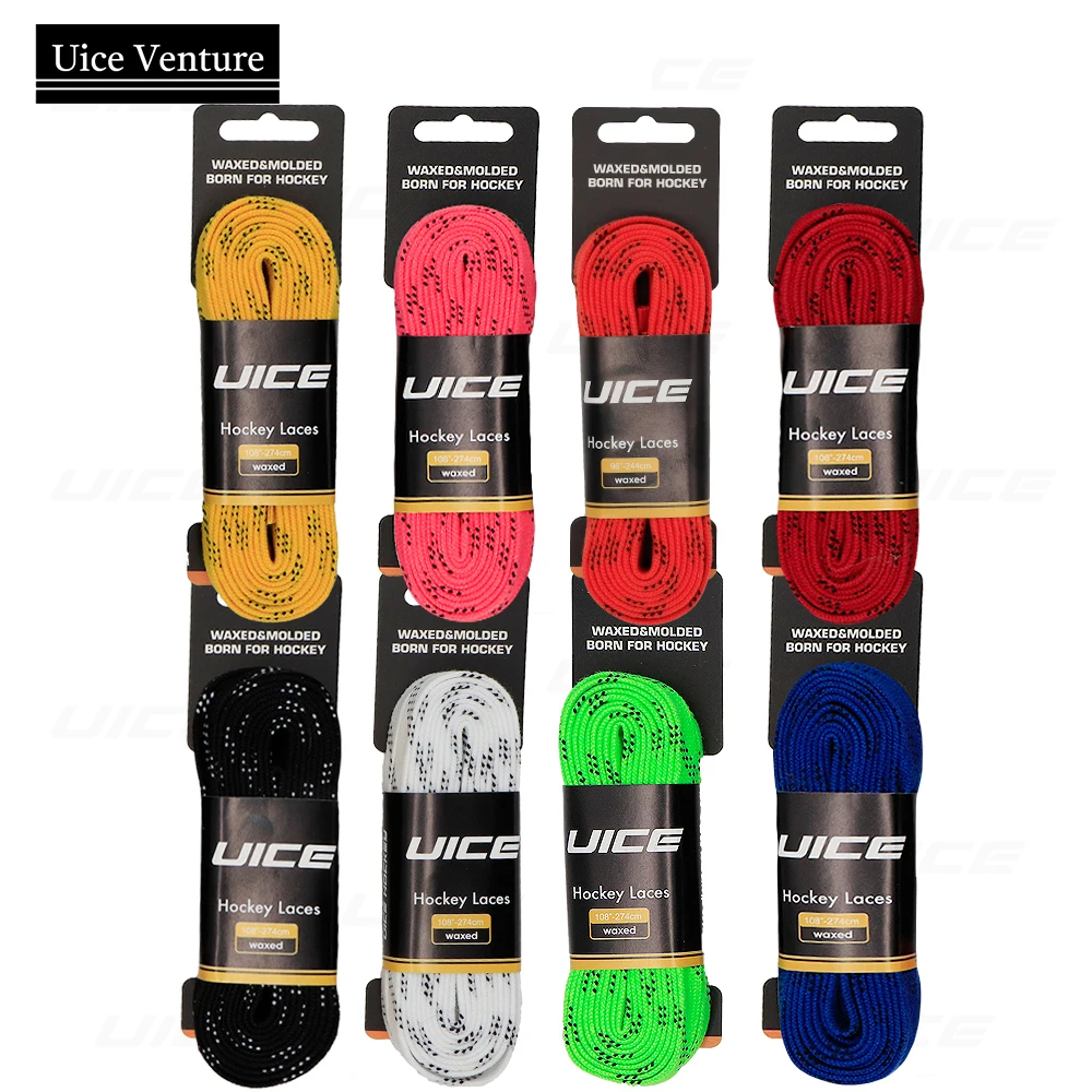 Ice Hockey Skate Laces 84-120in Nylon Dual Layer Braid For Sports Roller Derby Skates Skates Boots Ice Hockey Skates Shoe