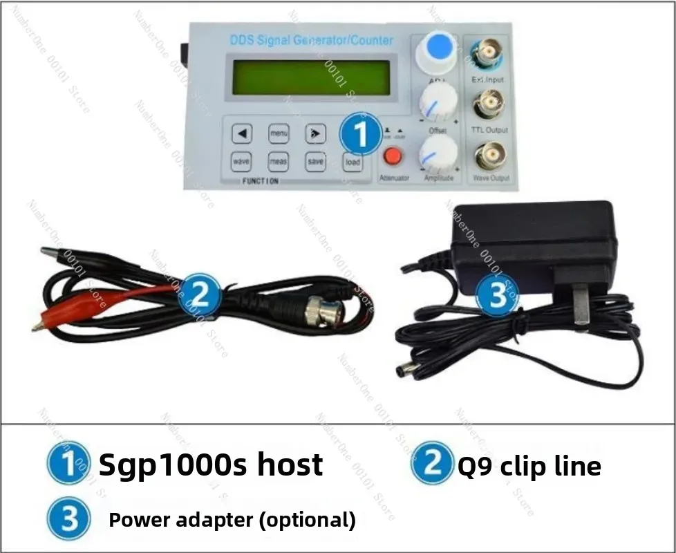 

Генератор сигналов DDS SGP1000S, встраиваемый в панель, для обучения и измерения частоты, лабораторный