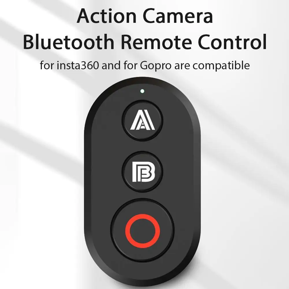 Wireless Remote Shutter For Insta360 X4/X3/X2/AcePro2 3/12/11/10 Bluetooth Remote Control Selfie Stick Camera Controller