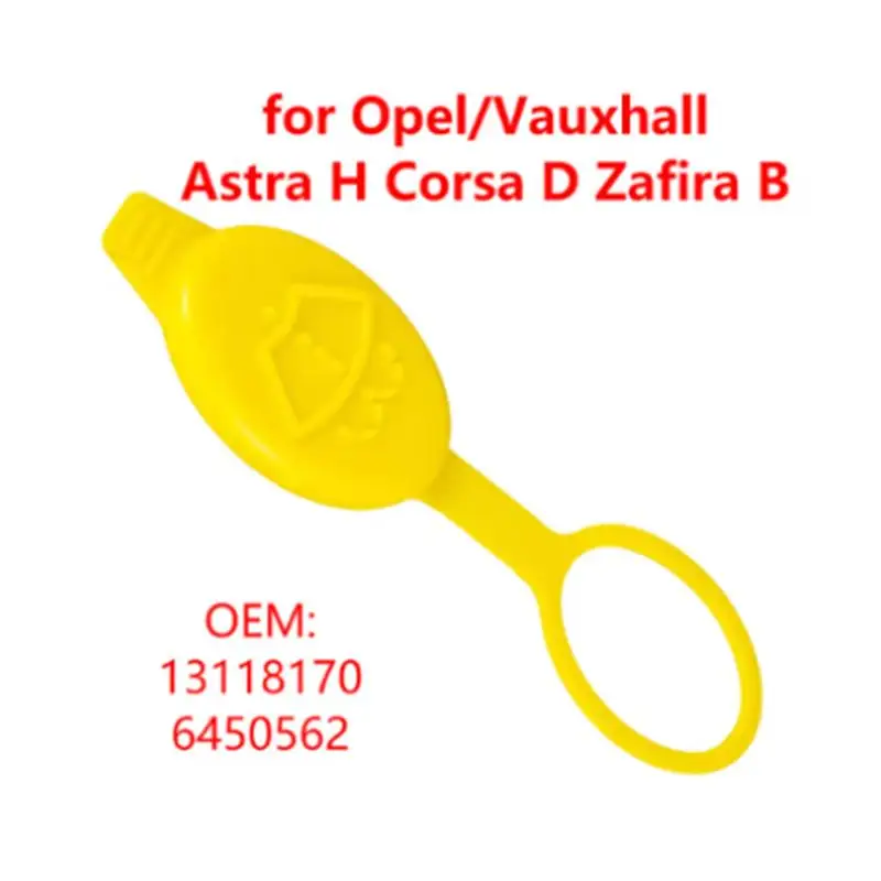 

For Opel/Vauxhall Astra H Corsa D Zafira B 13118170 Car Windshield Wiper Washer Fluid Reservoir Tank Bottle Cap Cover 6450562