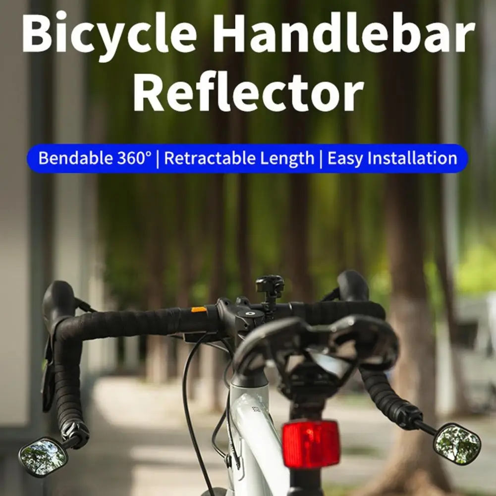 Espejo Universal para manillar de bicicleta, retrovisor giratorio de 360 grados, Simple