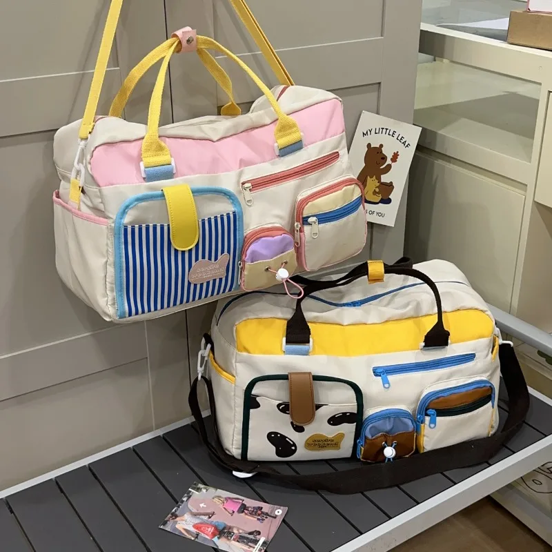 حقيبة سفر كاجوال من الدوبامين للنساء، خفيفة الوزن لصالة الألعاب الرياضية واليوجا والسباحة واللياقة البدنية، حمل رحلة عمل قصيرة، حقائب يد كبيرة #3