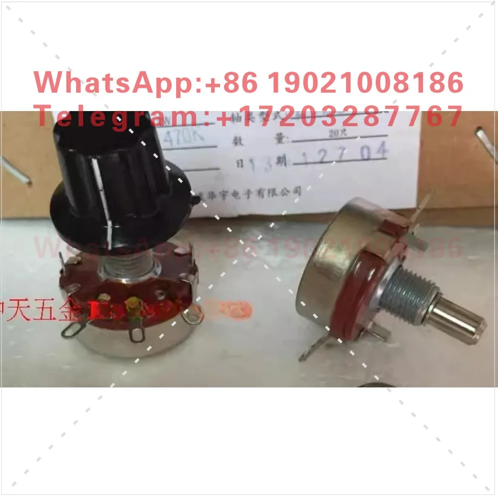 20PCS  Original electronic WH118-I A-2WA 470K single turn potentiometer/synthetic carbon film potentiometer