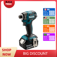 Makita DTD173 18V LXT Cordless Impact Driver BL Brushless Motor Electric Drill Wood/Bolt/T-Mode 180 N·M Rechargeable Power Tools