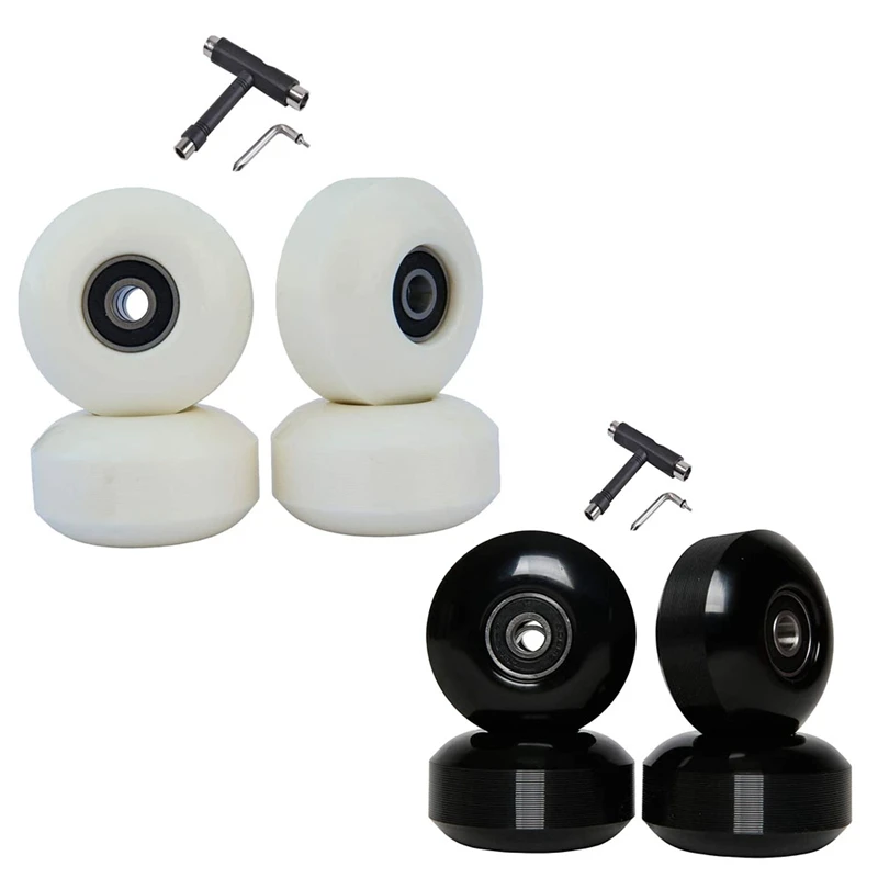 Rodas De Skate Com Rolamentos, Rodas De Rua, Truques, 52mm, Conjunto De 4