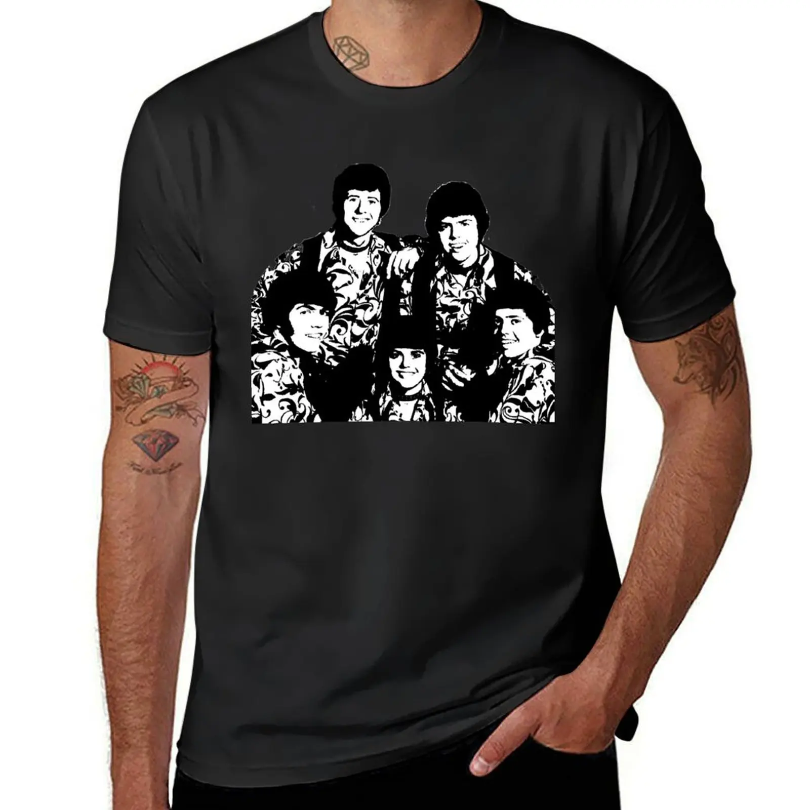 Music Retro The Osmonds Gifts Music Fans T-shirt Blouse boys animal print designer t shirt men