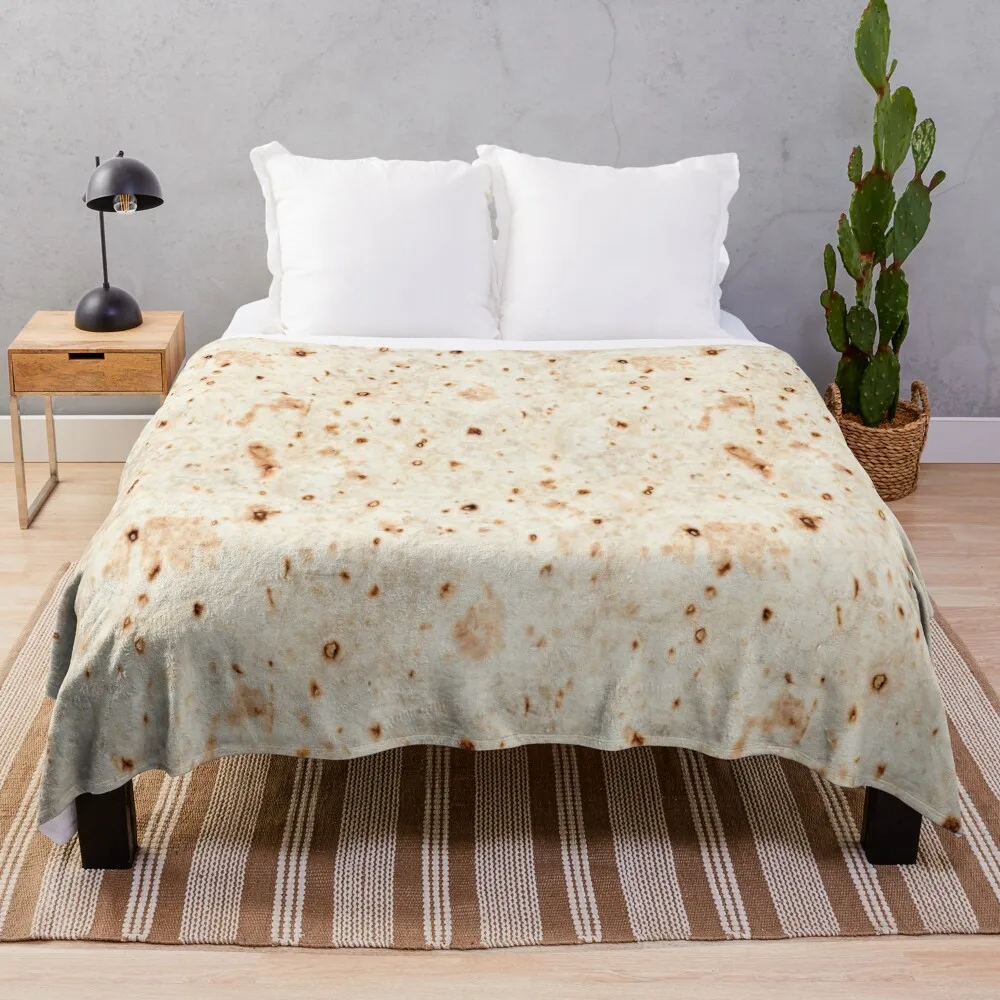 Tortilla - Burrito - Wrap Throw Blanket Summer blankets and throws Stuffeds Kid'S Blankets