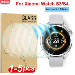 Tempered Glass for Xiaomi Mi Watch S4 Smartwatch Screen Protector Film Anti-Scratch for Xiaomi Mi Watch S3 film Accessories