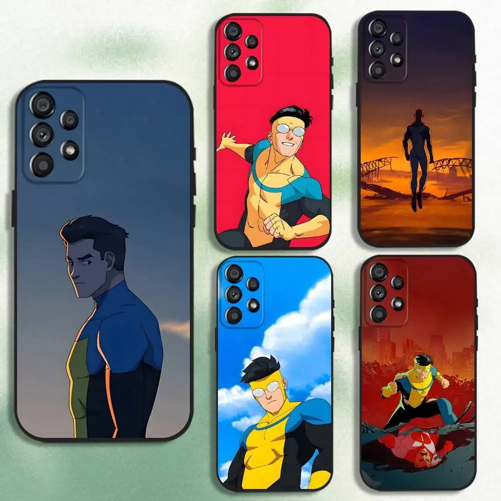 

Superhero I-Invincible Phone Case For Samsung Galaxy A20,A21s,A22,A31,A32,A52,A53,A72,73,A80 Soft Black Cover
