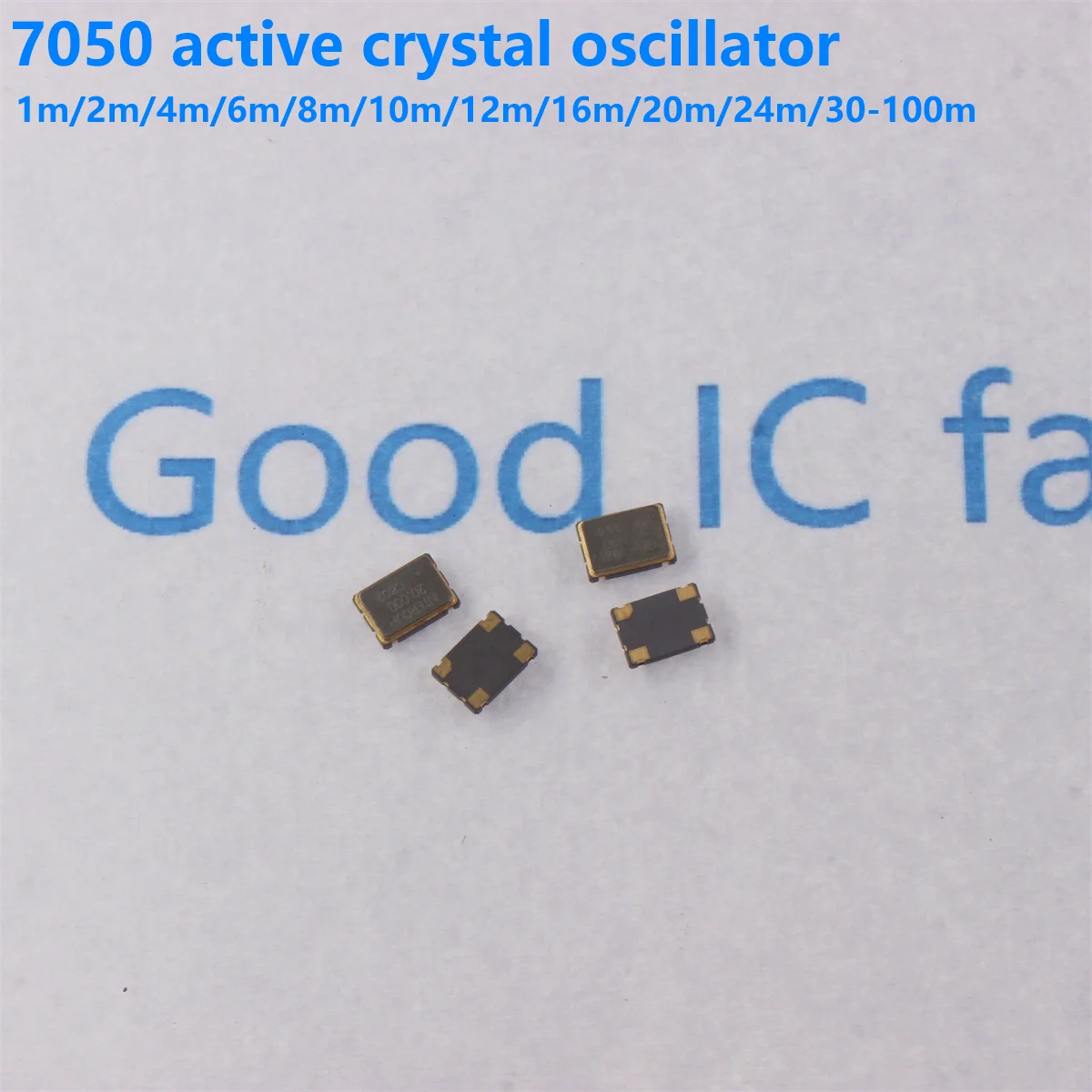 5pcs SMD 5070 7050 5*7 active crystal oscillator OSC 25MHZ 6M 8M 10M 11.0592M 12M 16M 20M 24M 25M 33M 40M 48M 50M 60M 100M 125M
