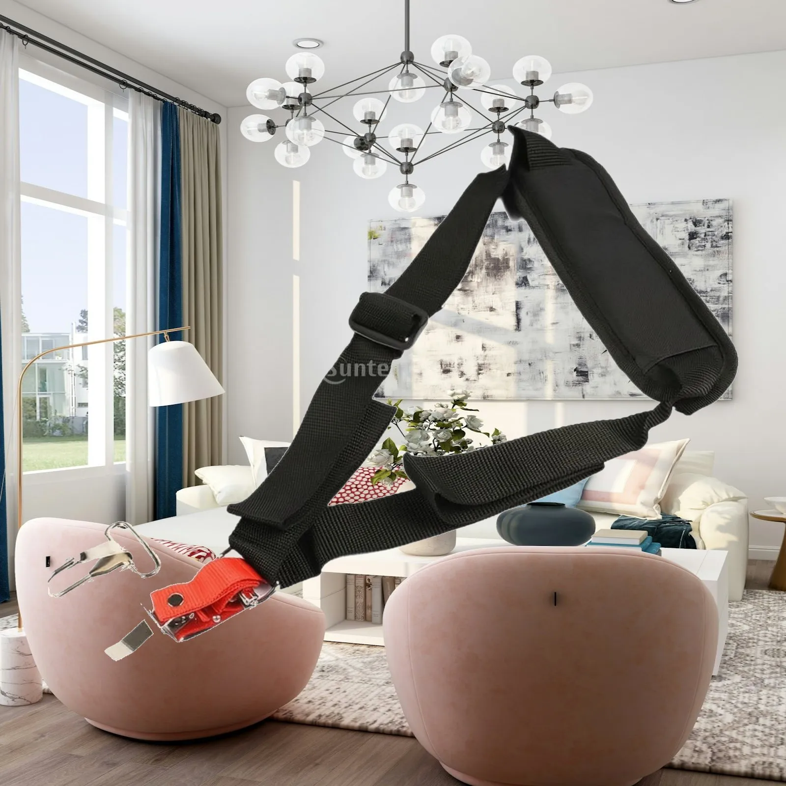 Universal Trimmer Strap | Adjustable, brush Shoulder Strap, Comfortable, for