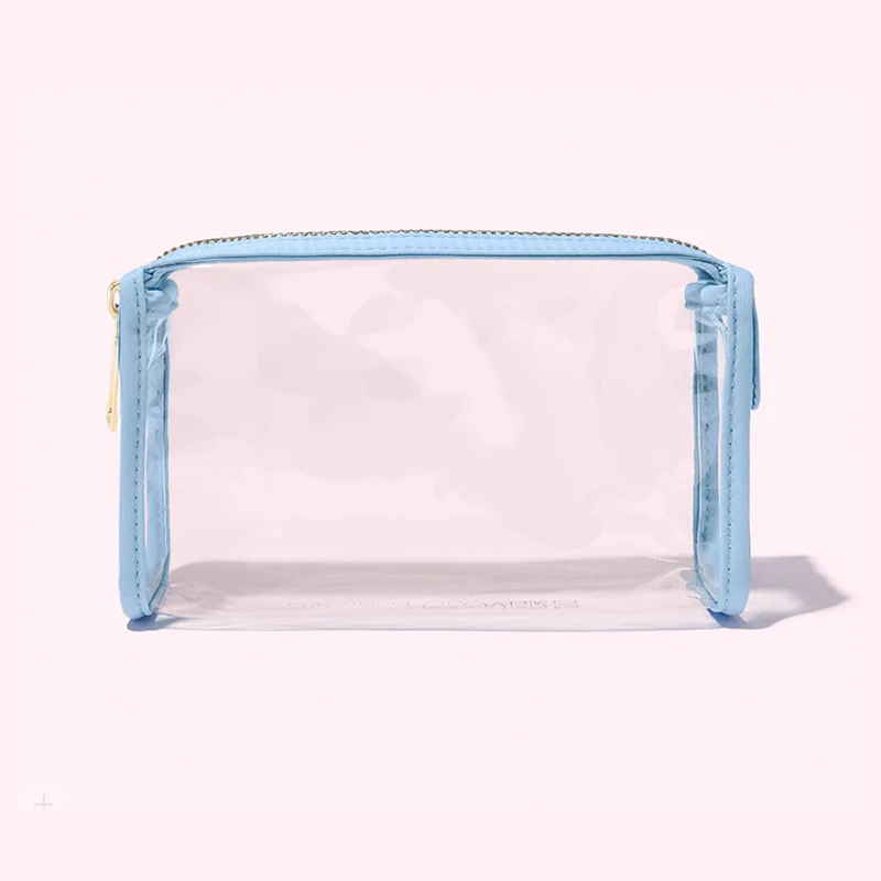 2024 High Quality New Transparent Wash Makeup Bag Travel PVC Waterproof Cosmetic Pouch Organizer Gift