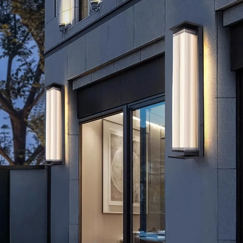 SANDYHA Modern Wall Light IP65 Waterproof Outdoor Light LED Lighting Fixture For Artistic Decor Garden Courtyard Square Corridor