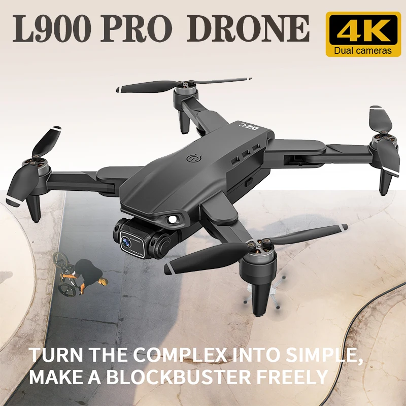 Drone L900 Pro 5G GPS  4K Professional HD Dual Camera Photography Brushless Foldable Quadcopter RC Distance 1.2KM Drones Toys