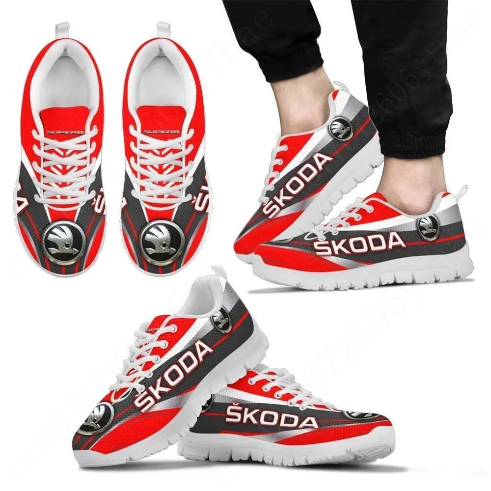 Skoda Lightweight Male Sneakers Sports Shoes For Men Big Size Comfortable Men's Sneakers Unisex Tennis Casual Running Shoes