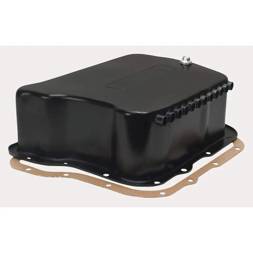Derale 14210 Black Transmission Cooling Pan for 46RH/46RE/47RH/47RE/48RE Transmissions