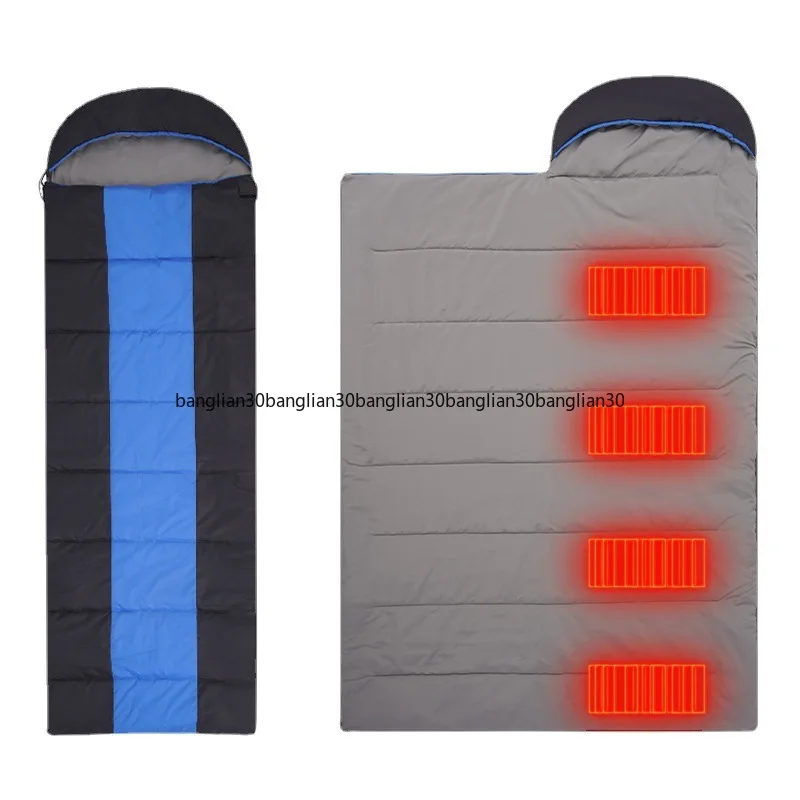 Heating Sleeping Bag 5V Heating Camping -20 ℃ Electric Sleeping Bag Type-c/usb Dual Interface