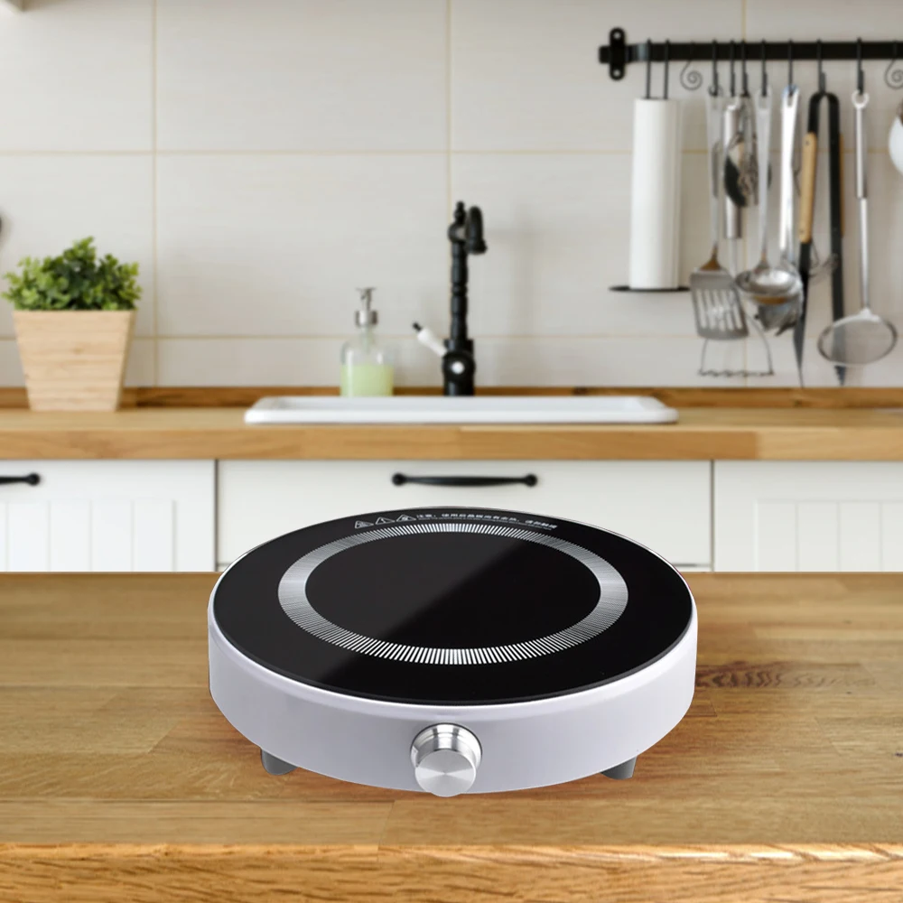 Индукционная плита 220 В 2200 Вт с набором кастрюль, водонепроницаемая кухонная плита для жарки, интеллектуальная плита для горячей кастрюли, горелка для варочной панели