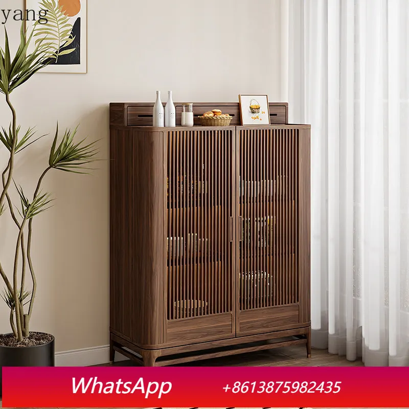 

Новый китайский буфет из массива черного ореха LH, многофункциональный, в стиле Дзен, для хранения вещей