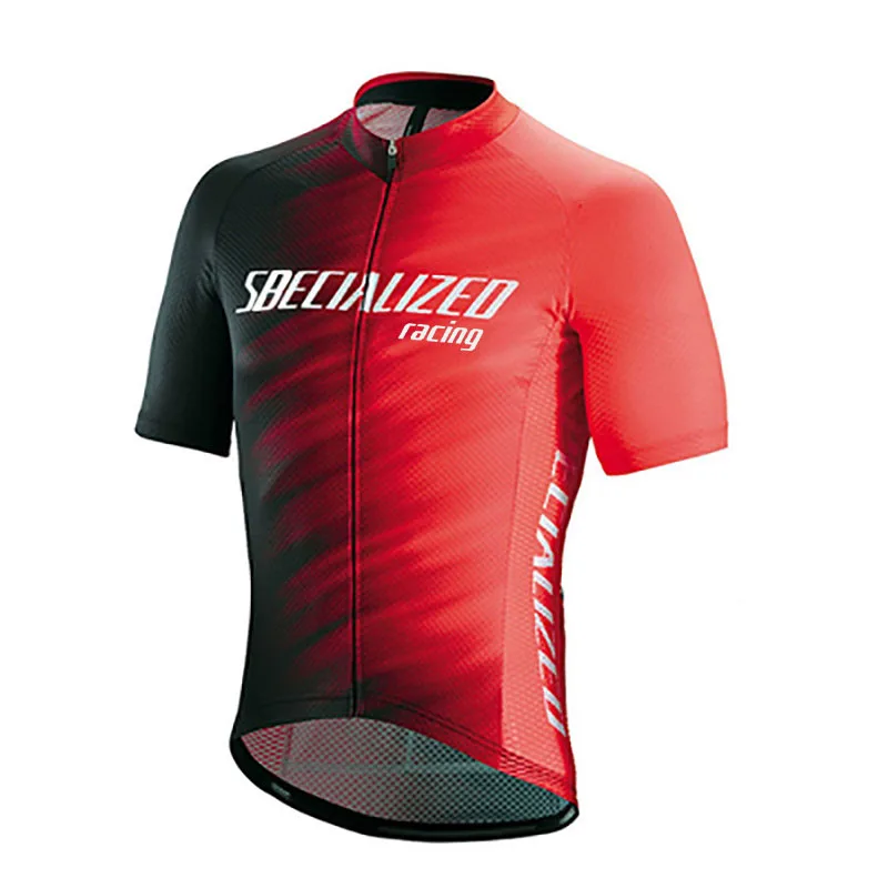 Cycling Jersey Men Reflective MTB Road Bike Clothes Bicycle Jersey Mesh Breathable Cycling Clothing Summer Bike Jersey