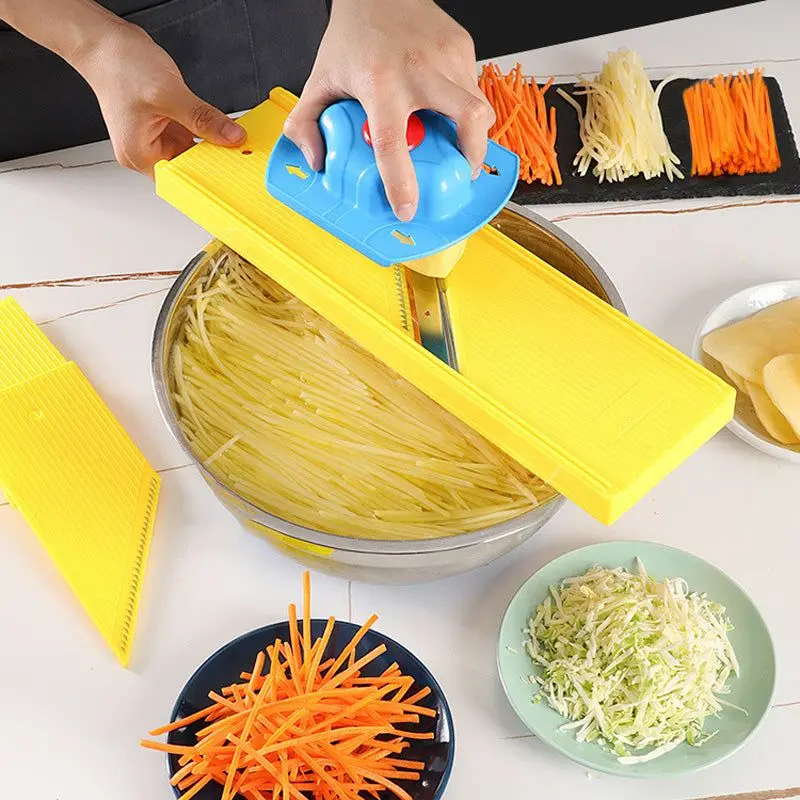 

Multifunctional Vegetable Shredder & Slicer Fruit Shredder Potato Mandolin Slicer Kitchen Gadget Sets Kitchen Accessories