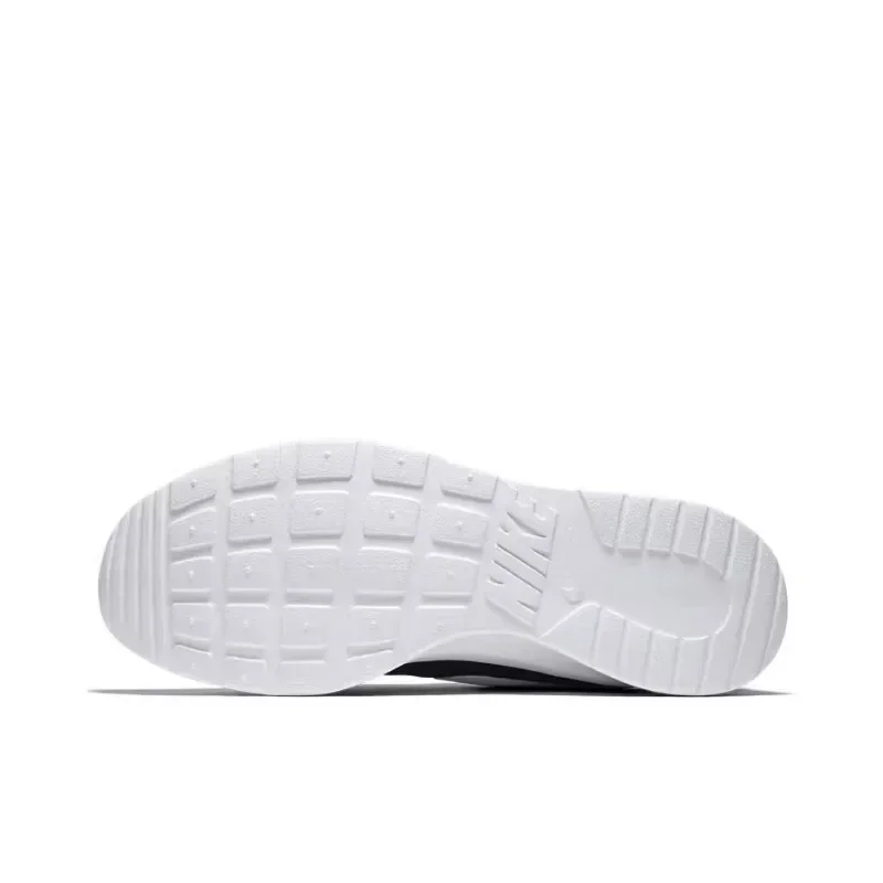 Nike Tanjun-Zapatillas de correr para hombre y mujer, deportivas bajas, antideslizantes y ligeras, color blanco y negro