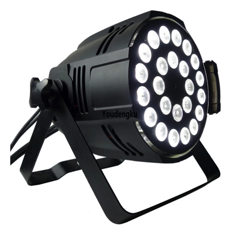 

12pcs LED Stage par dmx portable light 24x15w rgbaw 5 in 1 led par light