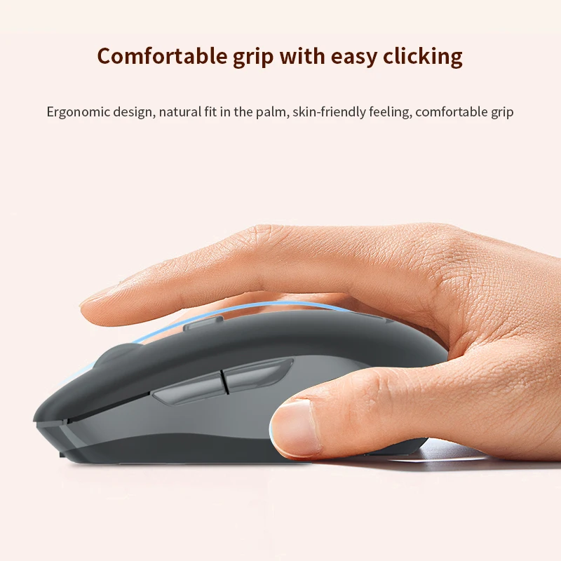 2.4G Wireless Bluetooth Mouse Rechargeable Dual Mode Mice 1600DPI USB Optical Mause Computer Wireless Mice For Laptop Desktop PC