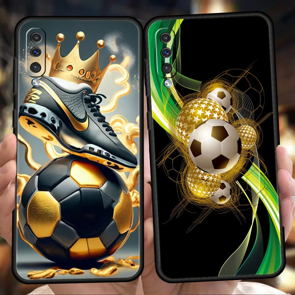 Football Sport Phone Case for Samsung Galaxy A24 A13 A53 A73 A33 A22 A12 A02 A03 A05 A70 A50 A10 A20 5G Silicone Cover Shell Bag