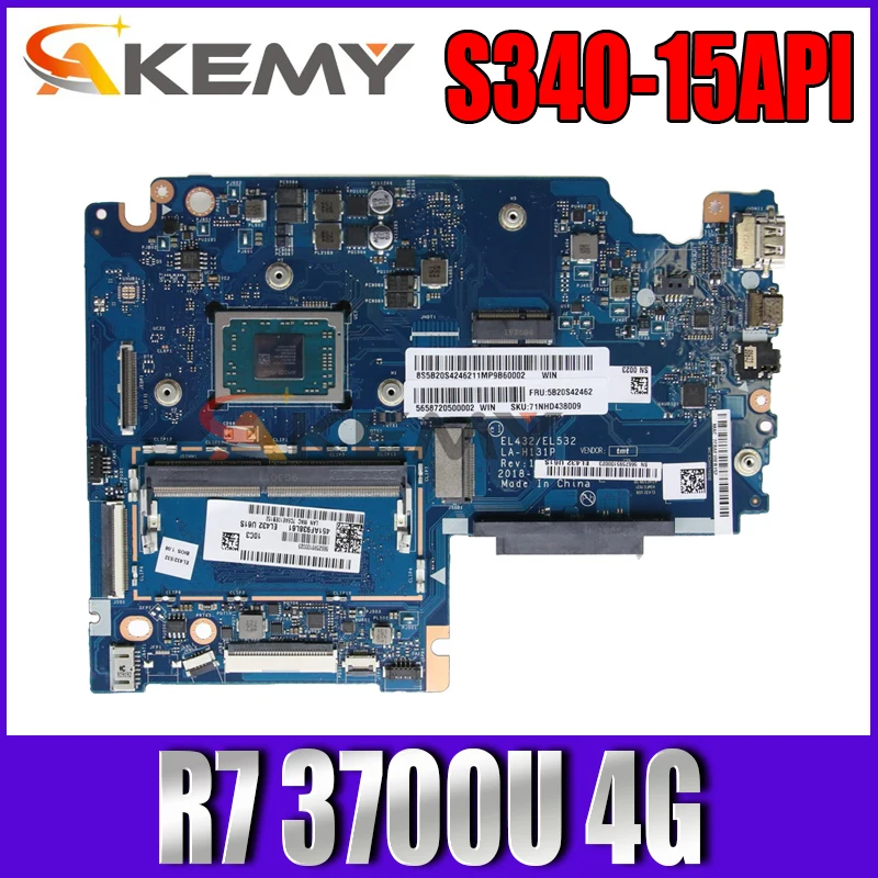

For Lenovo Ideapad 5-14ALC05 5-14ARE05 Motherboard LA-J701P AMD R3 R5 R7 CPU 8G or 16G RAM 100% Test