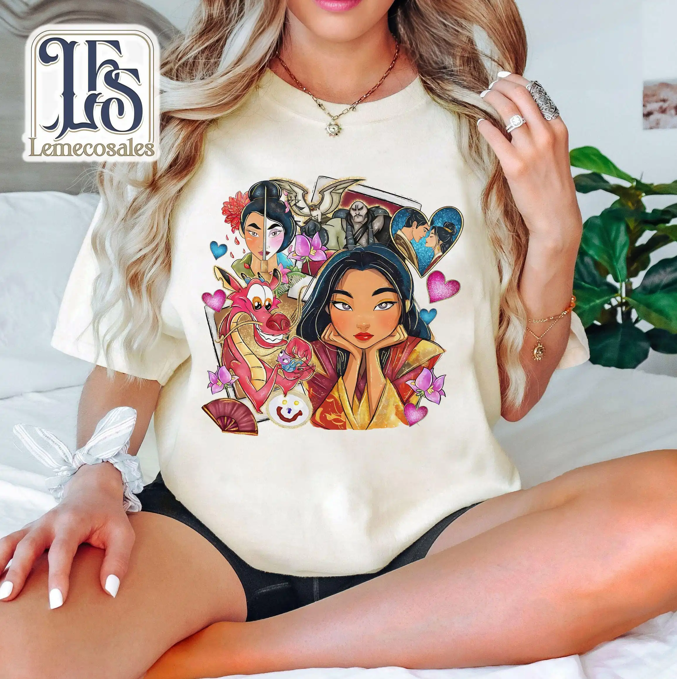 قميص ديزني "رايا" الكلاسيكي، تي شيرت "رايا والتنين الأخير"، رحلة مطابقة لفتاة عيد ميلاد ديزني، تي شيرت رايا المحارب #1