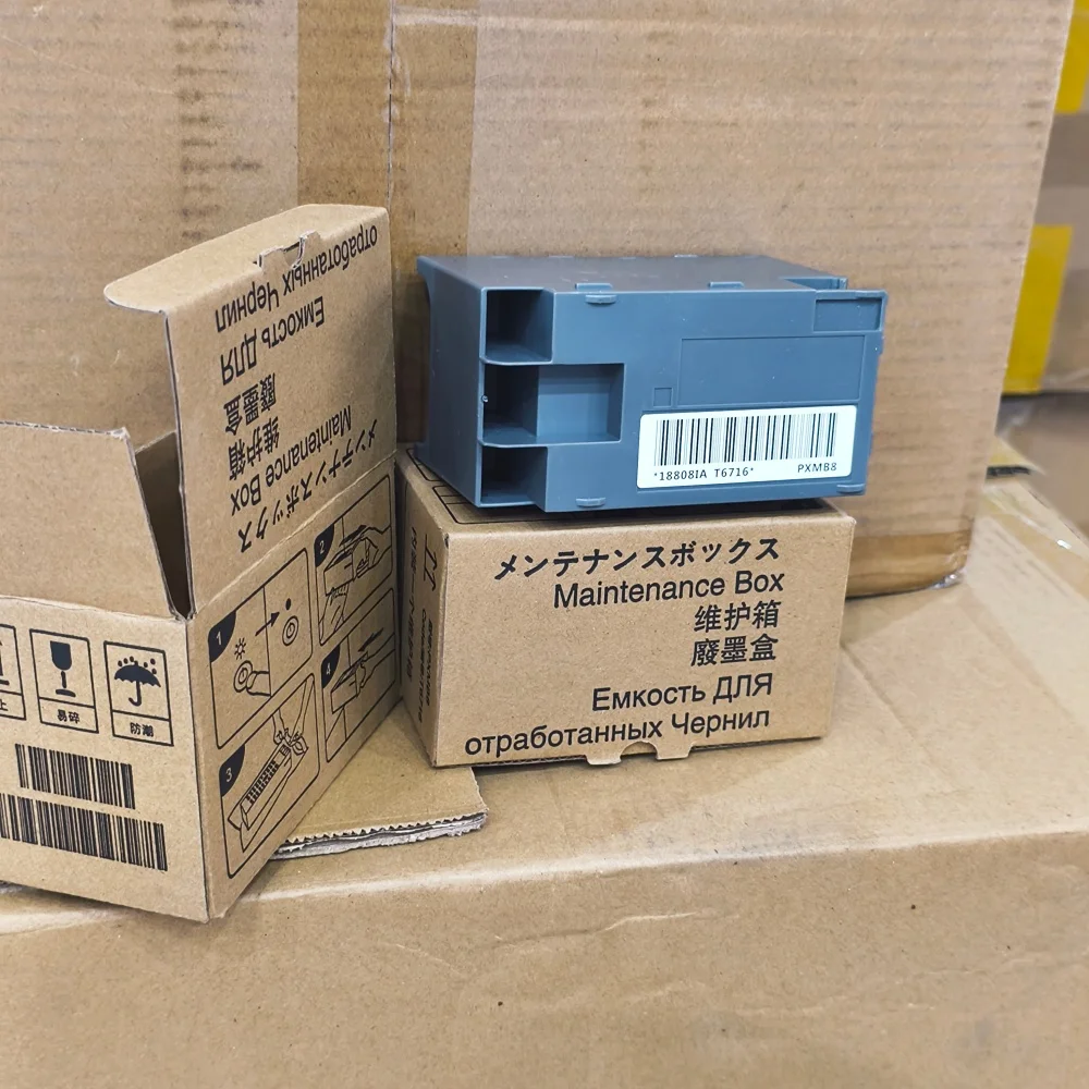 

T6716 PXMB8 Контейнер для обслуживания резервуара для отработанных чернил для Epson WF C5210 C5290 C5710 C5790 M5298 M5299 M5799 C529 C579 S381 S880 ET8700