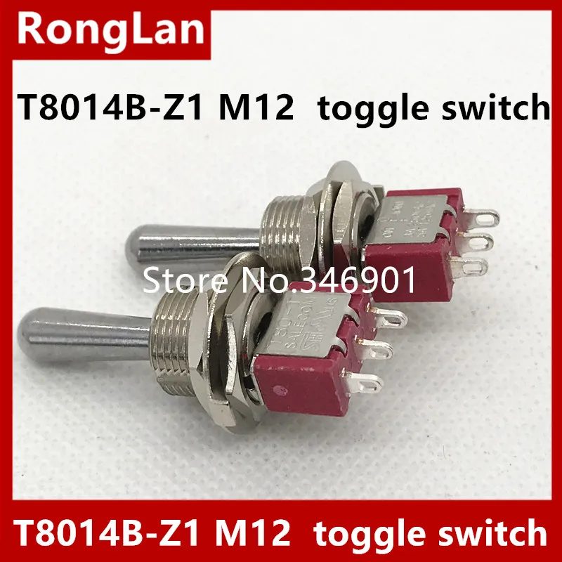 [SA]T8014B-Z1 trigger single tripod third gear reset M12 bulk single toggle switch T80-T Taiwan--20pcs/lot