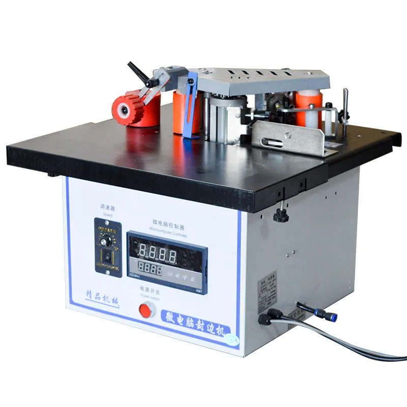 wood pvc cut itseld woodworking edge bander Microcomputer automatic tape breaking Automatic strip break edge banding Machine