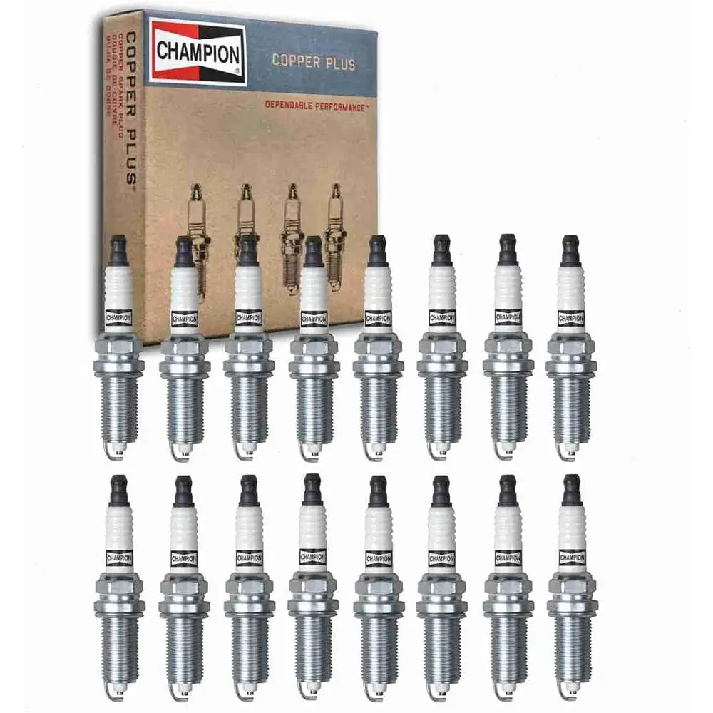 

16 pc Champion Copper Plus Spark Plugs compatible with Ram 1500 5.7L V8 2011-2024 HEMI V8 truck