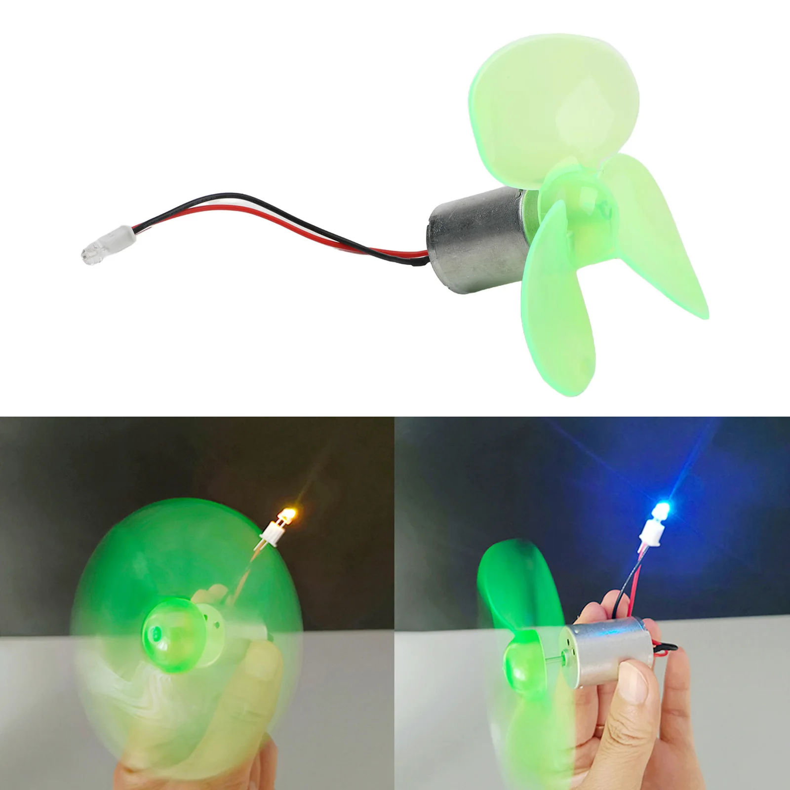 13.5mm Science Teaching Tool Portable Wind Motor Kit Kit Educational Science Project Compact Design Outdoor Experimentation