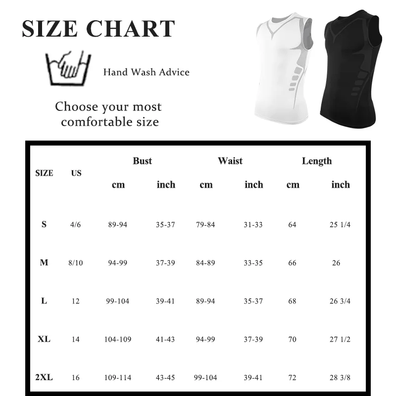 Men Shapewear Strip Shaping Vest Sleeveless Shirt Tight Compression Shirts Tank Top Body Shaper Breathable Body Shaper Round Neck Underwear image 7