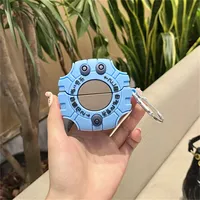 Headphone Case for Samsung Galaxy Buds 3/Buds 3 Pro,Popular Digimon Monster Digivice Design Silicone Ear Buds Cover with Hook