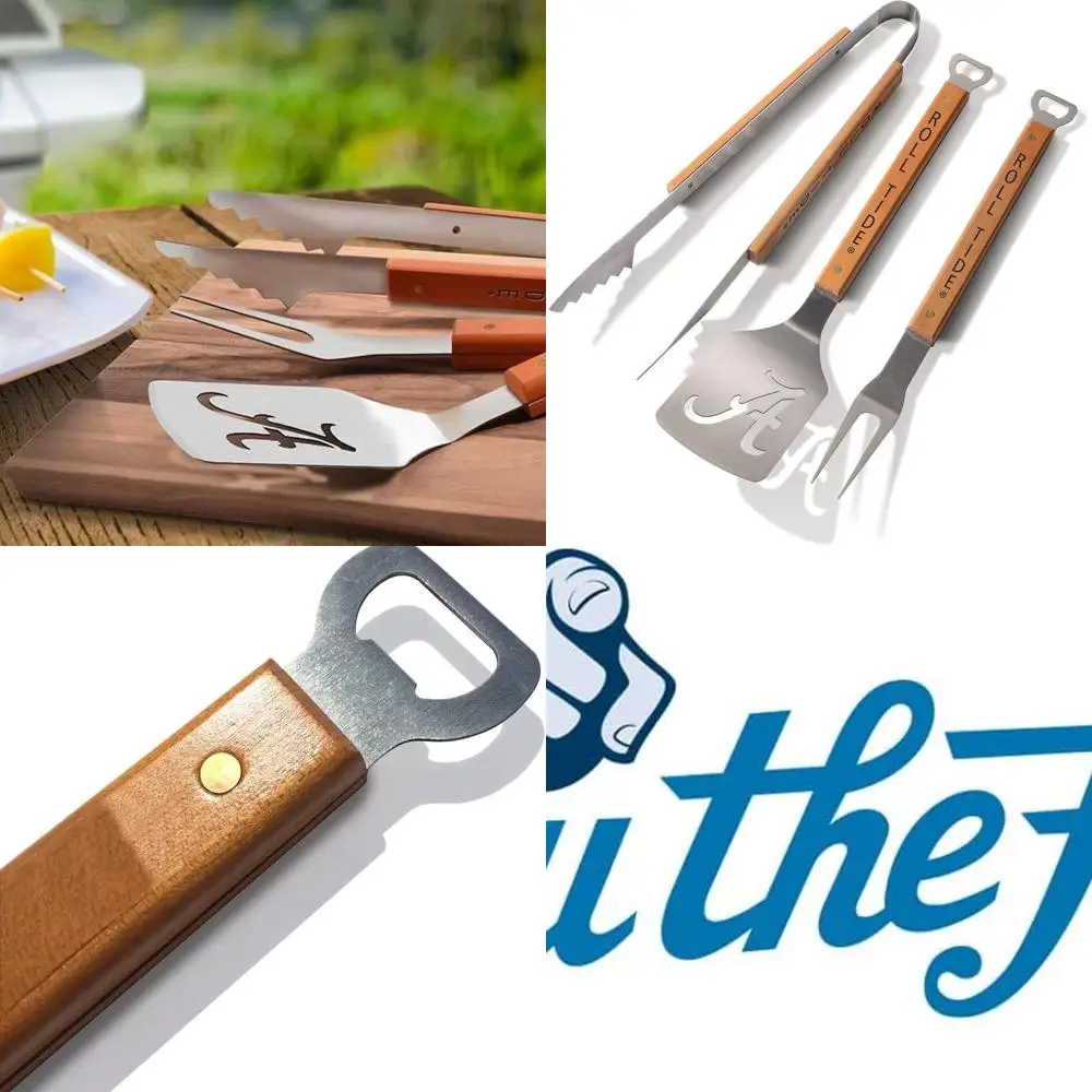 

NCAA Traditional 3-Piece Barbecue Tool Set