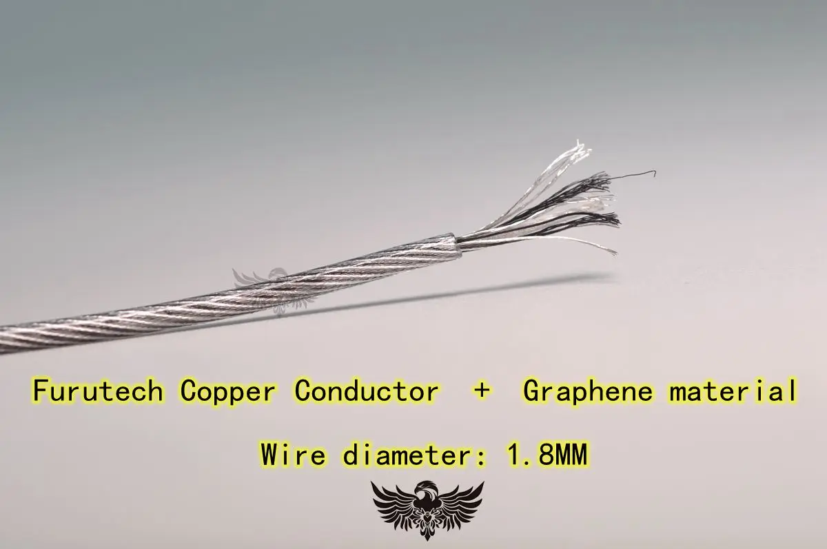 Copper plated silver conductor+graphene material DIY upgrade line