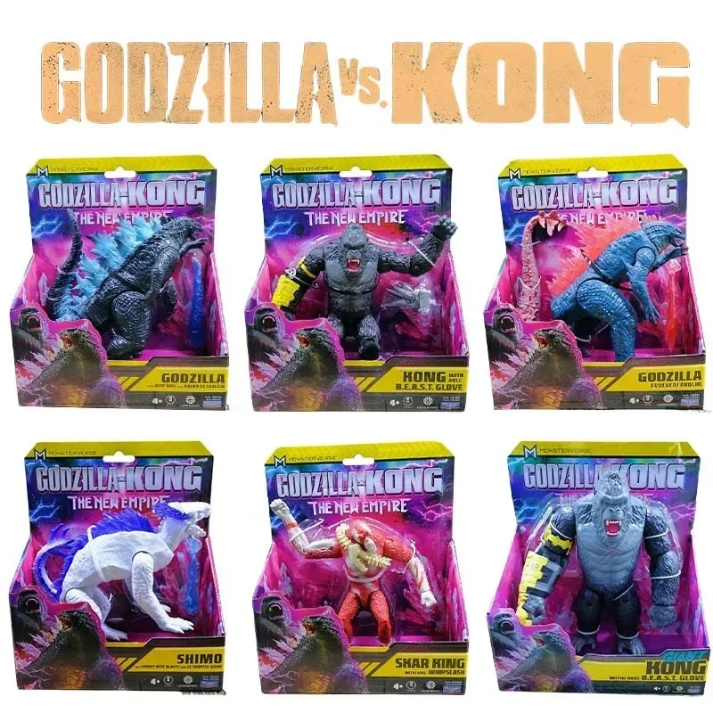 

2024 Godzilla Vs Kong Gojira 2 Rise of an Empire Action Figure Collectible Children Toys Movable Joint Decoration Birthday Gift